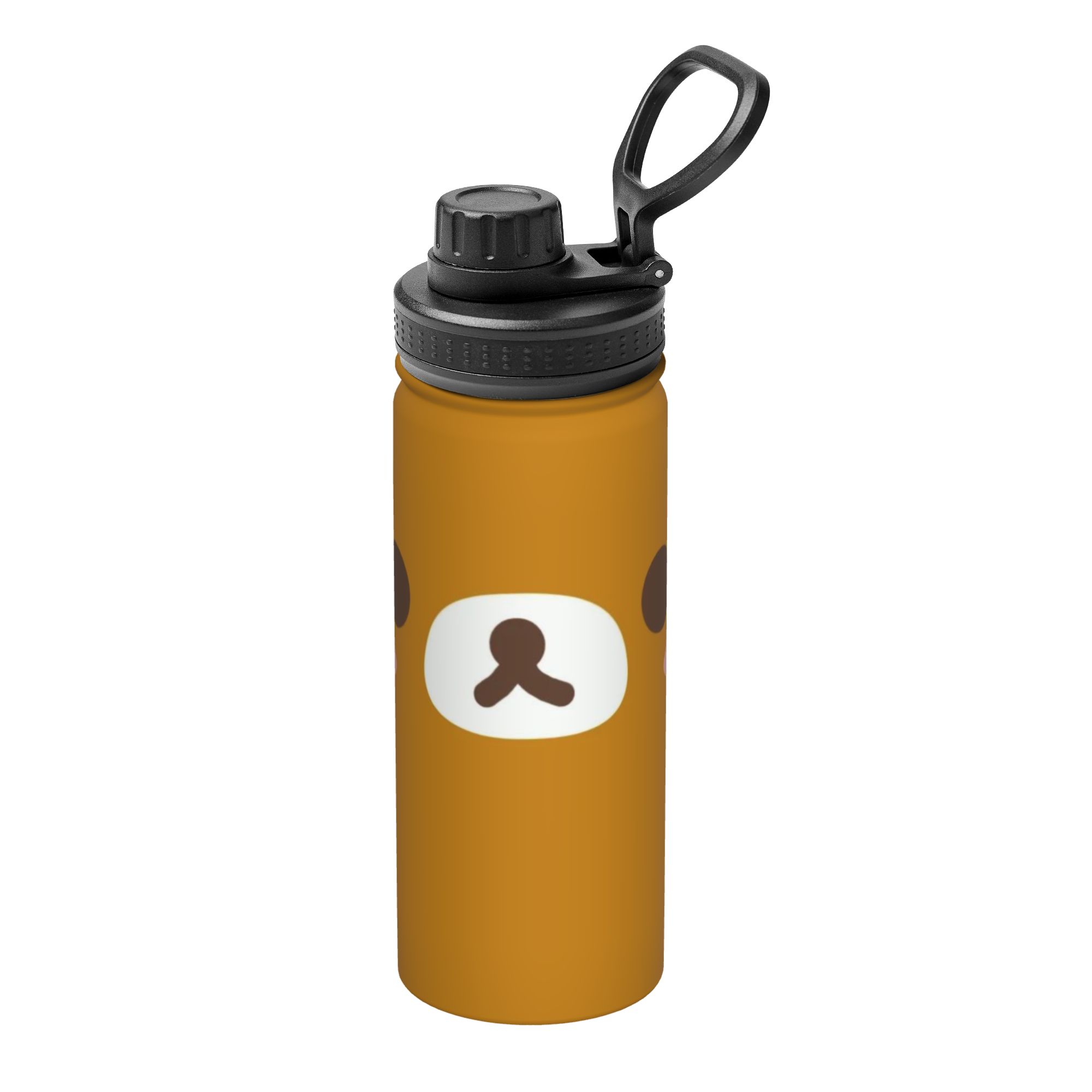 Sports Water Bottle Insulated - Cartoon Bear Rilakkumas 18OZ Sports Insulated