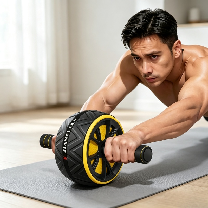 Sports Equipment Wholesale - Non‑Slip Grip Ab Roller Wheel, Durable