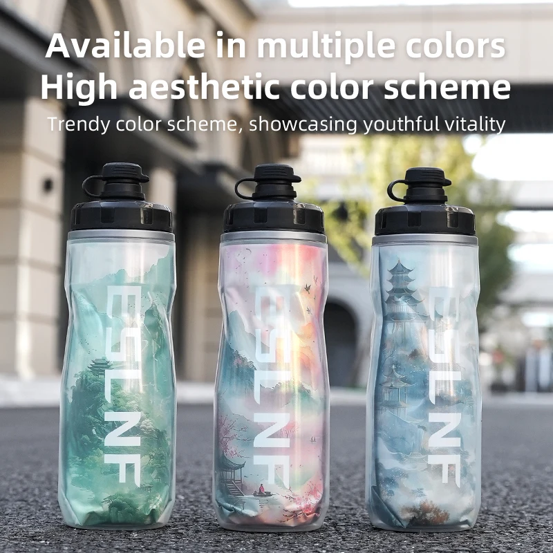 Sports Water Bottle Insulated - 610ml Insulated Bicycle Water Bottles PP5