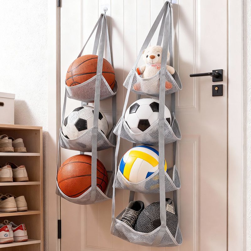 Wall Mounted Ball Storage Hang - Sports Equipment Holder ulasan dan harga