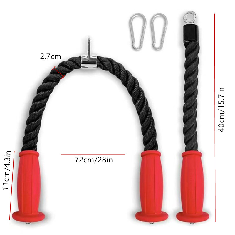 Ergonomic Tricep Ropes Non-Sli - Sports Equipment Wholesale ulasan dan harga