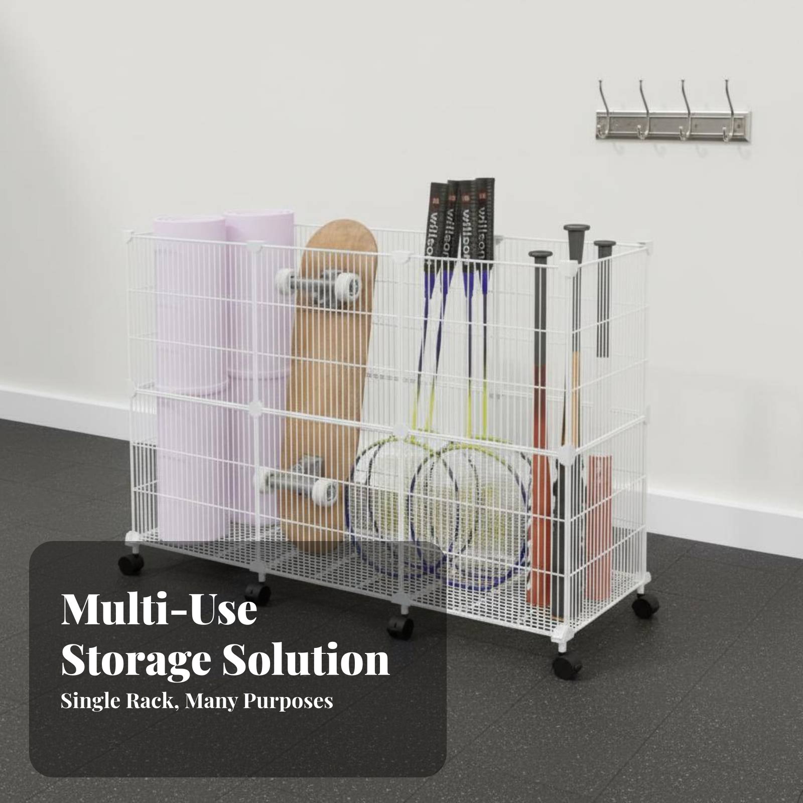 Sports Equipment Storage Cart  - Sports Equipment Organizer ulasan dan harga