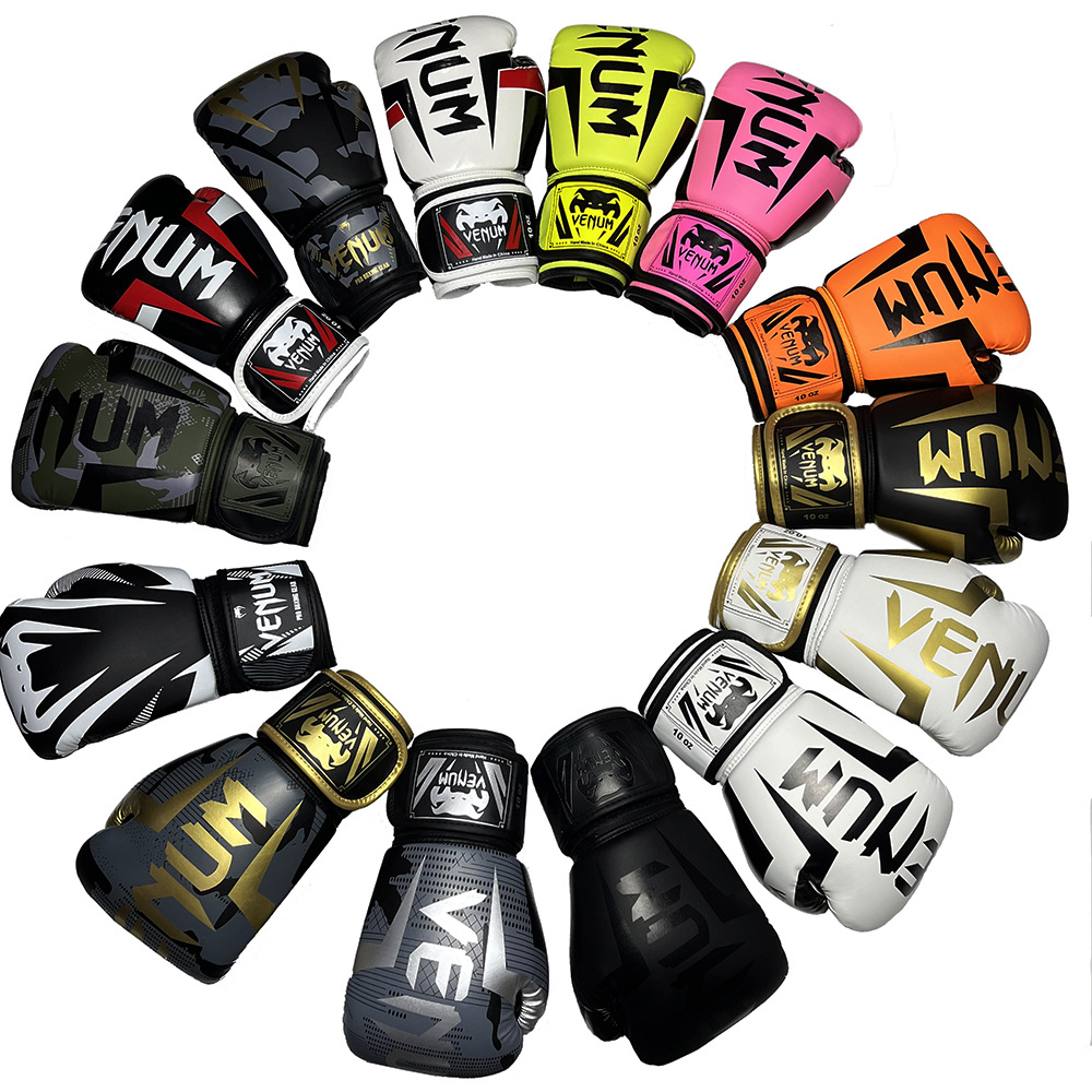 Kick Boxing Gloves PU Leather  - Boxing Glove Set ulasan dan harga