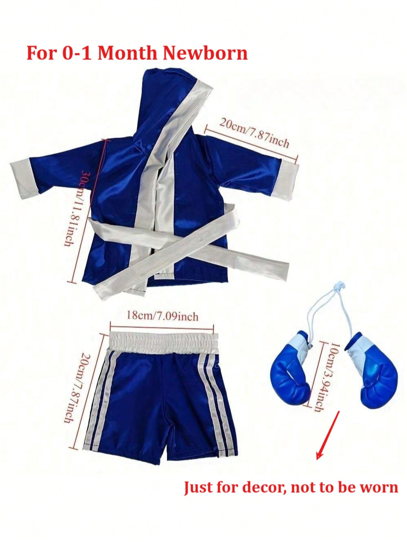 Newborn Photography Props Baby - Boxing Glove Set ulasan dan harga