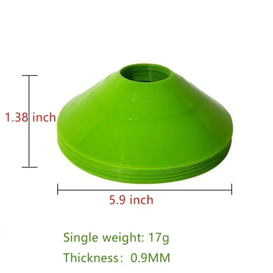 10Pcs Soccer Cones Disc Footba - Sports Equipment Holder ulasan dan harga
