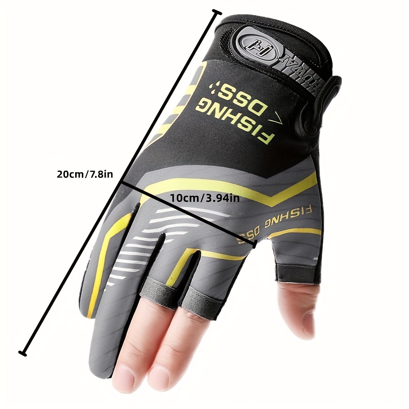 Anti-Slip Fishing Gloves Wear- - Sports Equipment Repair ulasan dan harga