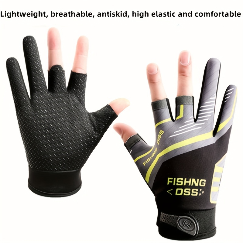 Anti-Slip Fishing Gloves Wear- - Sports Equipment Repair ulasan dan harga