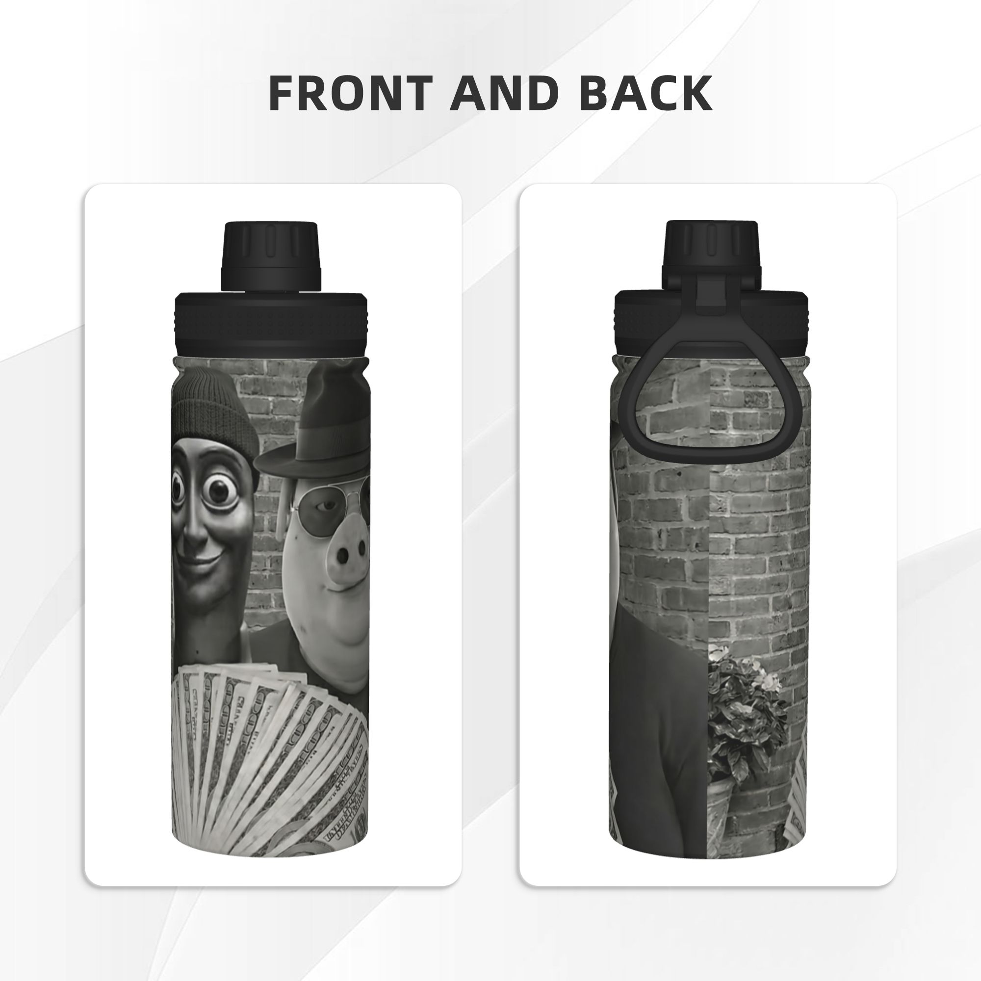 John Pork Tung Tung Sahur Brai - Sports Water Bottle Insulated ulasan dan harga