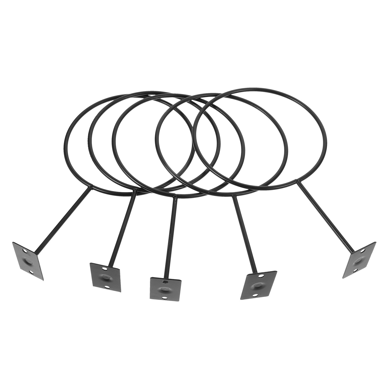 5Pcs Heavy Duty Iron Ball Rack - Sports Equipment Holder ulasan dan harga