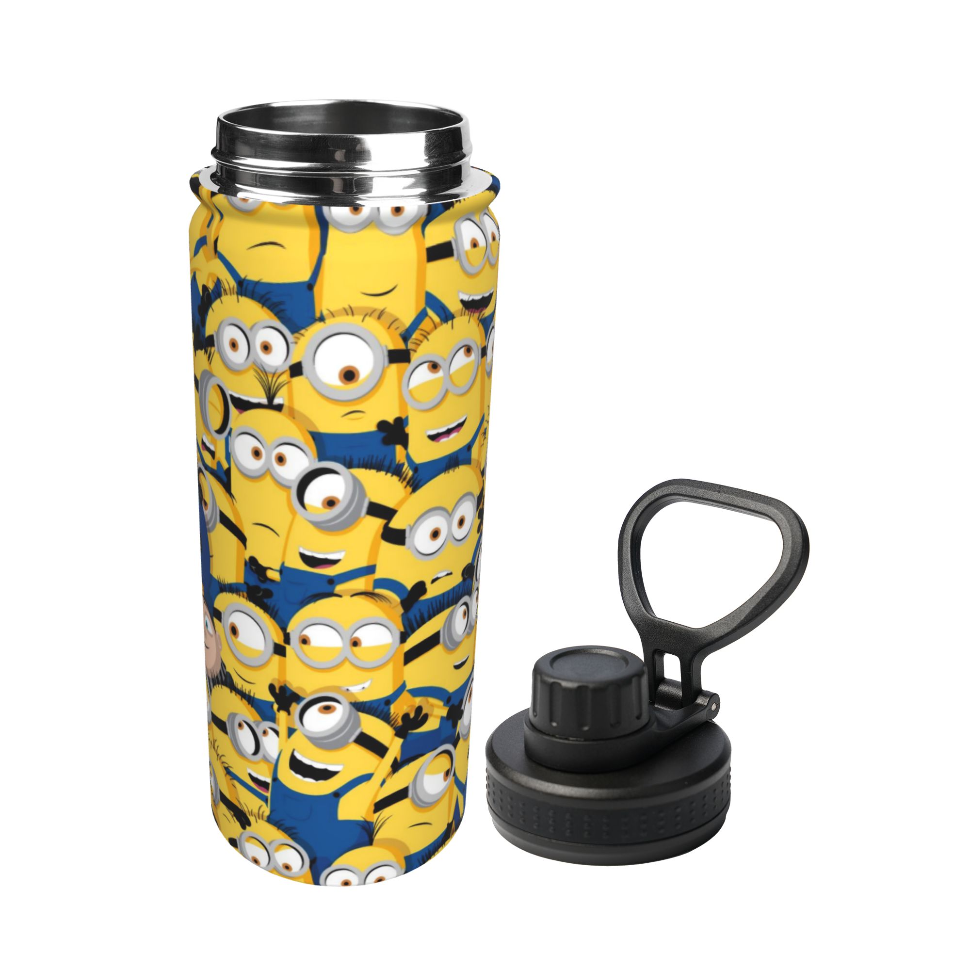 Cartoon M-Minions 18OZ Sports  - Sports Water Bottle Insulated ulasan dan harga