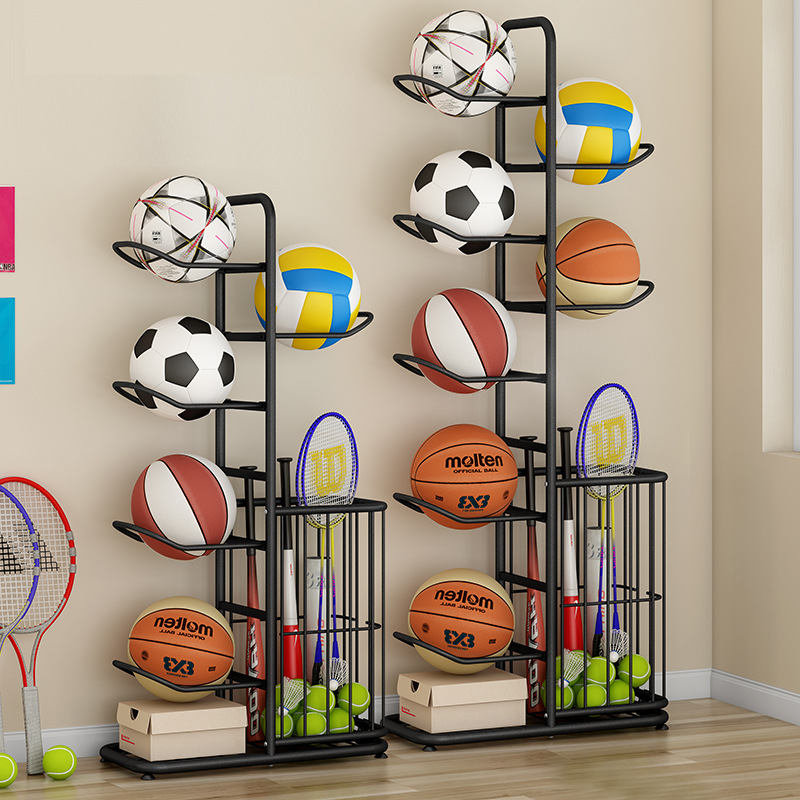 Sports Ball Storage Rack Baske - Sports Equipment Holder ulasan dan harga