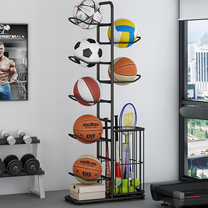 Sports Ball Storage Rack Baske - Sports Equipment Holder ulasan dan harga