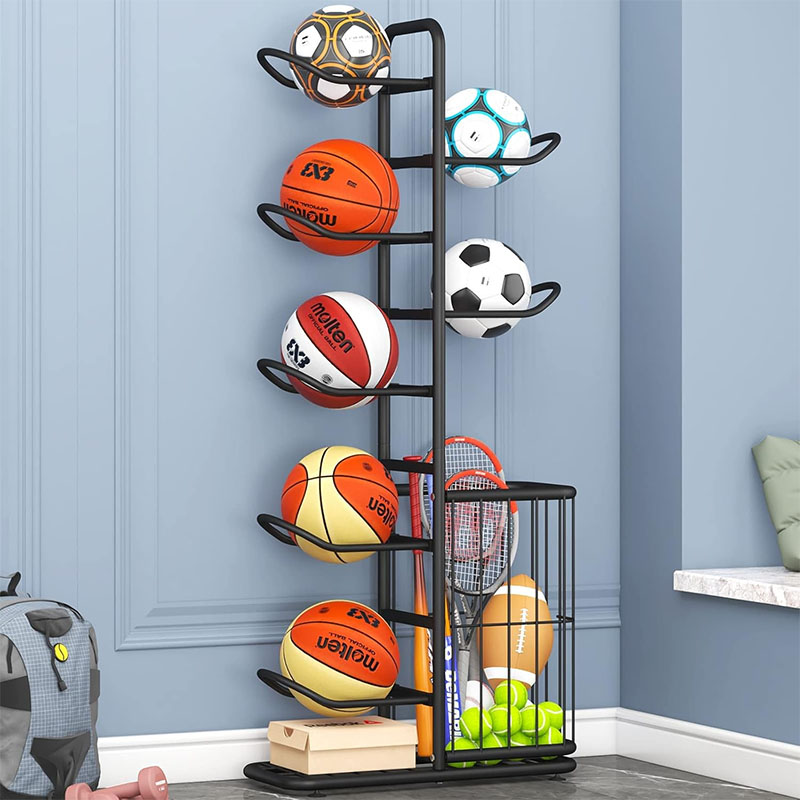 Sports Ball Storage Rack Baske - Sports Equipment Holder ulasan dan harga